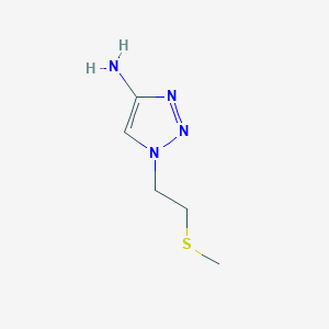 1-[2-(Methylsulfanyl)ethyl]-1H-1,2,3-triazol-4-amine