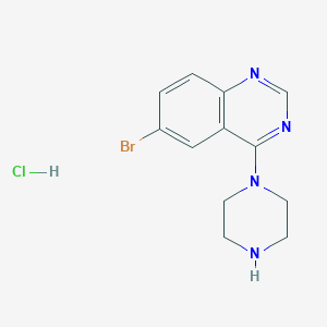 6-Bromo-4-(piperazin-1-yl)quinazoline hydrochloride