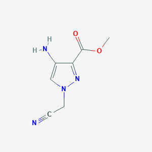 Methyl 4-amino-1-(cyanomethyl)-1H-pyrazole-3-carboxylate