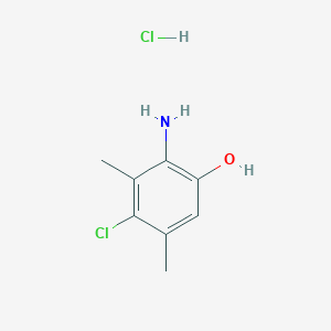B1316082 2-Amino-4-chloro-3,5-dimethyl-phenol hydrochloride CAS No. 1052530-87-6
