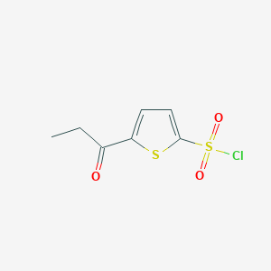 5-Propanoylthiophene-2-sulfonyl chloride