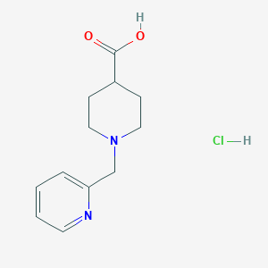 molecular formula C12H17ClN2O2 B1316085 1-吡啶-2-基甲基-哌啶-4-羧酸盐酸盐 CAS No. 1052538-53-0