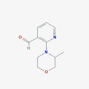 2-(3-Methylmorpholin-4-yl)pyridine-3-carbaldehyde