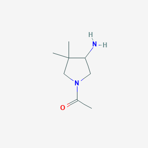 1-(4-Amino-3,3-dimethylpyrrolidin-1-yl)ethan-1-one