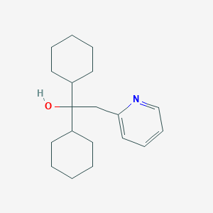 molecular formula C19H29NO B131609 1,1-二环己基-2-(吡啶-2-基)乙醇 CAS No. 102658-00-4