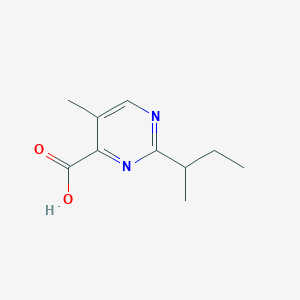 2-(Butan-2-yl)-5-methylpyrimidine-4-carboxylic acid