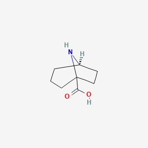 (5R)-8-azabicyclo[3.2.1]octane-1-carboxylic acid