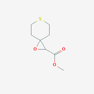 Methyl 1-oxa-6-thiaspiro[2.5]octane-2-carboxylate