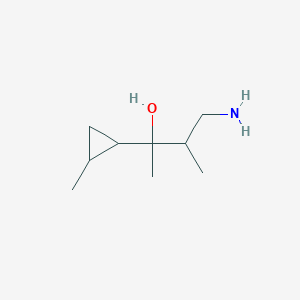 4-Amino-3-methyl-2-(2-methylcyclopropyl)butan-2-ol