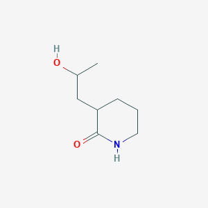 3-(2-Hydroxypropyl)piperidin-2-one