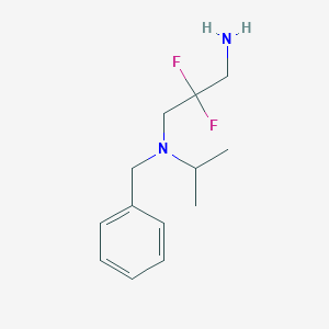 (3-Amino-2,2-difluoropropyl)(benzyl)(propan-2-yl)amine