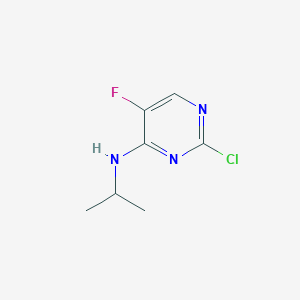 2-chloro-5-fluoro-N-(propan-2-yl)pyrimidin-4-amine