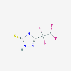 4-Methyl-5-(1,1,2,2-tetrafluoroethyl)-4H-1,2,4-triazole-3-thiol