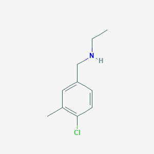 [(4-Chloro-3-methylphenyl)methyl](ethyl)amine