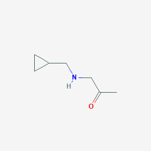 1-[(Cyclopropylmethyl)amino]propan-2-one