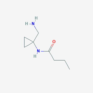 N-[1-(Aminomethyl)cyclopropyl]butanamide