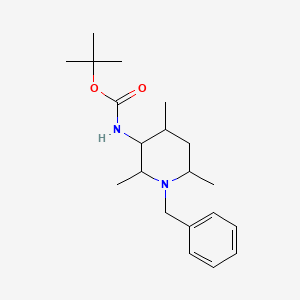 tert-butyl N-(1-benzyl-2,4,6-trimethylpiperidin-3-yl)carbamate