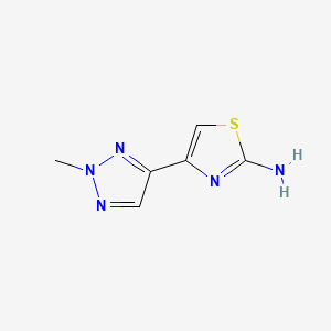 4-(2-Methyl-2H-1,2,3-triazol-4-yl)-1,3-thiazol-2-amine