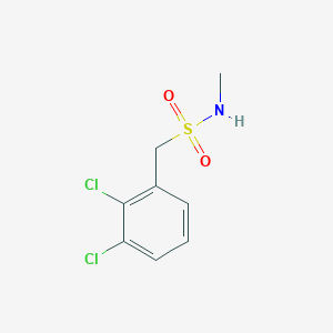 molecular formula C8H9Cl2NO2S B13161258 1-(2,3-Dichlorophenyl)-N-methylmethanesulfonamide 