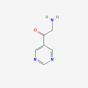 2-Amino-1-(pyrimidin-5-yl)ethan-1-one