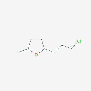 2-(3-Chloropropyl)-5-methyloxolane