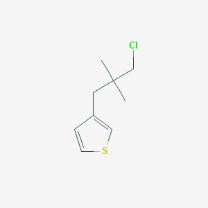 3-(3-Chloro-2,2-dimethylpropyl)thiophene