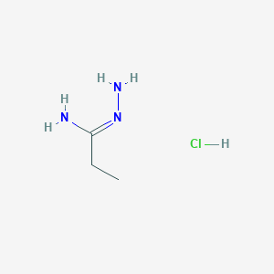 N'-Aminopropanimidamide hydrochloride