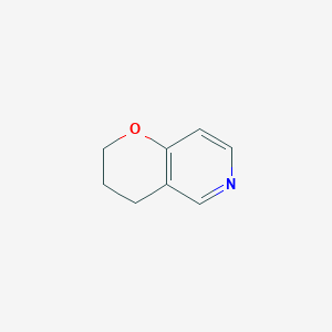 molecular formula C8H9NO B1316139 3,4-二氢-2H-吡喃并[3,2-c]吡啶 CAS No. 57446-02-3