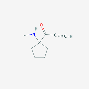 1-[1-(Methylamino)cyclopentyl]prop-2-yn-1-one