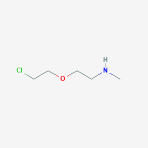 molecular formula C5H12ClNO B13161474 [2-(2-Chloroethoxy)ethyl](methyl)amine 