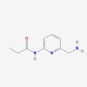 N-[6-(Aminomethyl)pyridin-2-YL]propanamide