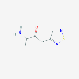 3-Amino-1-(1,2,5-thiadiazol-3-yl)butan-2-one