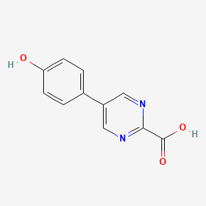 5-(4-Hydroxyphenyl)pyrimidine-2-carboxylic acid