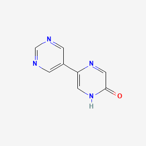 5-(5-Pyrimidyl)-2-hydroxypyrazine