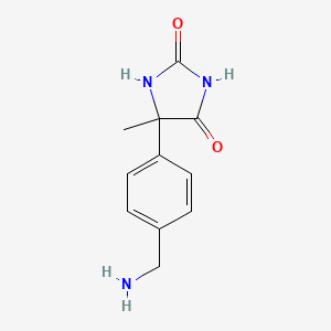 5-[4-(Aminomethyl)phenyl]-5-methylimidazolidine-2,4-dione