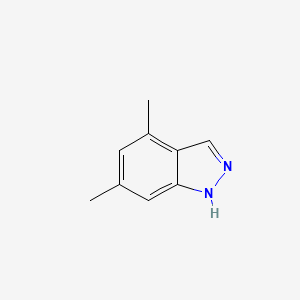 molecular formula C9H10N2 B1316163 4,6-二甲基-1H-吲唑 CAS No. 43120-31-6