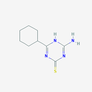 4-Amino-6-cyclohexyl-1,3,5-triazine-2-thiol