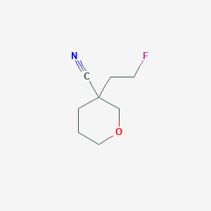 3-(2-Fluoroethyl)oxane-3-carbonitrile