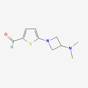 5-[3-(Dimethylamino)azetidin-1-yl]thiophene-2-carbaldehyde