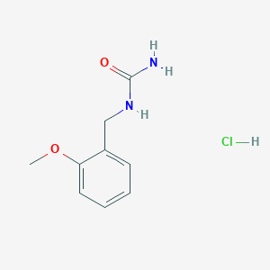 molecular formula C9H13ClN2O2 B13161677 [(2-Methoxyphenyl)methyl]urea hydrochloride 