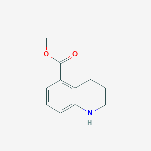 molecular formula C11H13NO2 B1316171 1,2,3,4-四氢喹啉-5-甲酸甲酯 CAS No. 939758-71-1