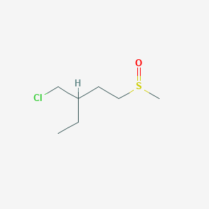 3-(Chloromethyl)-1-methanesulfinylpentane