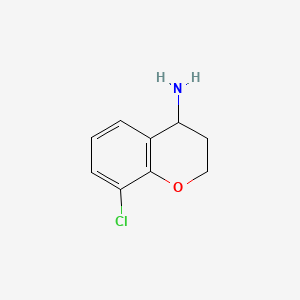 molecular formula C9H10ClNO B1316172 8-氯色满-4-胺 CAS No. 770690-25-0