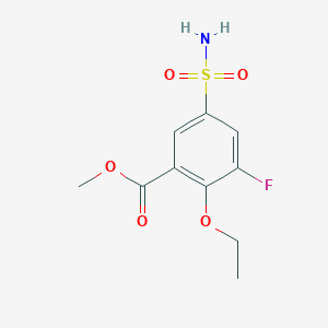 Methyl 2-ethoxy-3-fluoro-5-sulfamoylbenzoate