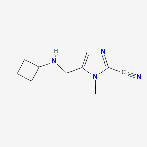 5-[(Cyclobutylamino)methyl]-1-methyl-1H-imidazole-2-carbonitrile