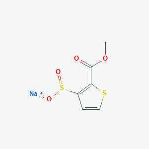 Sodium 2-(methoxycarbonyl)thiophene-3-sulfinate