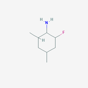 2-Fluoro-4,6-dimethylcyclohexan-1-amine