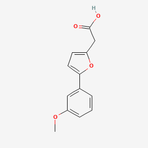 2-[5-(3-Methoxyphenyl)furan-2-yl]acetic acid