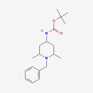 tert-butyl N-(1-benzyl-2,6-dimethylpiperidin-4-yl)carbamate