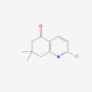 B1316199 2-chloro-7,7-dimethyl-7,8-dihydroquinolin-5(6H)-one CAS No. 135219-84-0